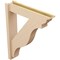Ekena Millwork 6-in W x 28-in D x 34-in H Funston Trad Rough Cedar Woodgrain TimberThane Outlooker, Primed Tan OUTUR060X28X34FST04RCPR - alternate 3